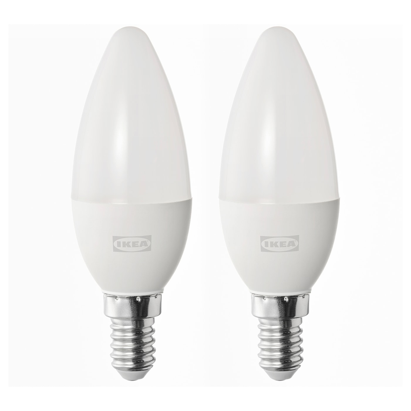 Светодиодная лампа E14 - IKEA SOLHETTA/СОЛХЕТТА ИКЕА, 3,5 см, 2 шт