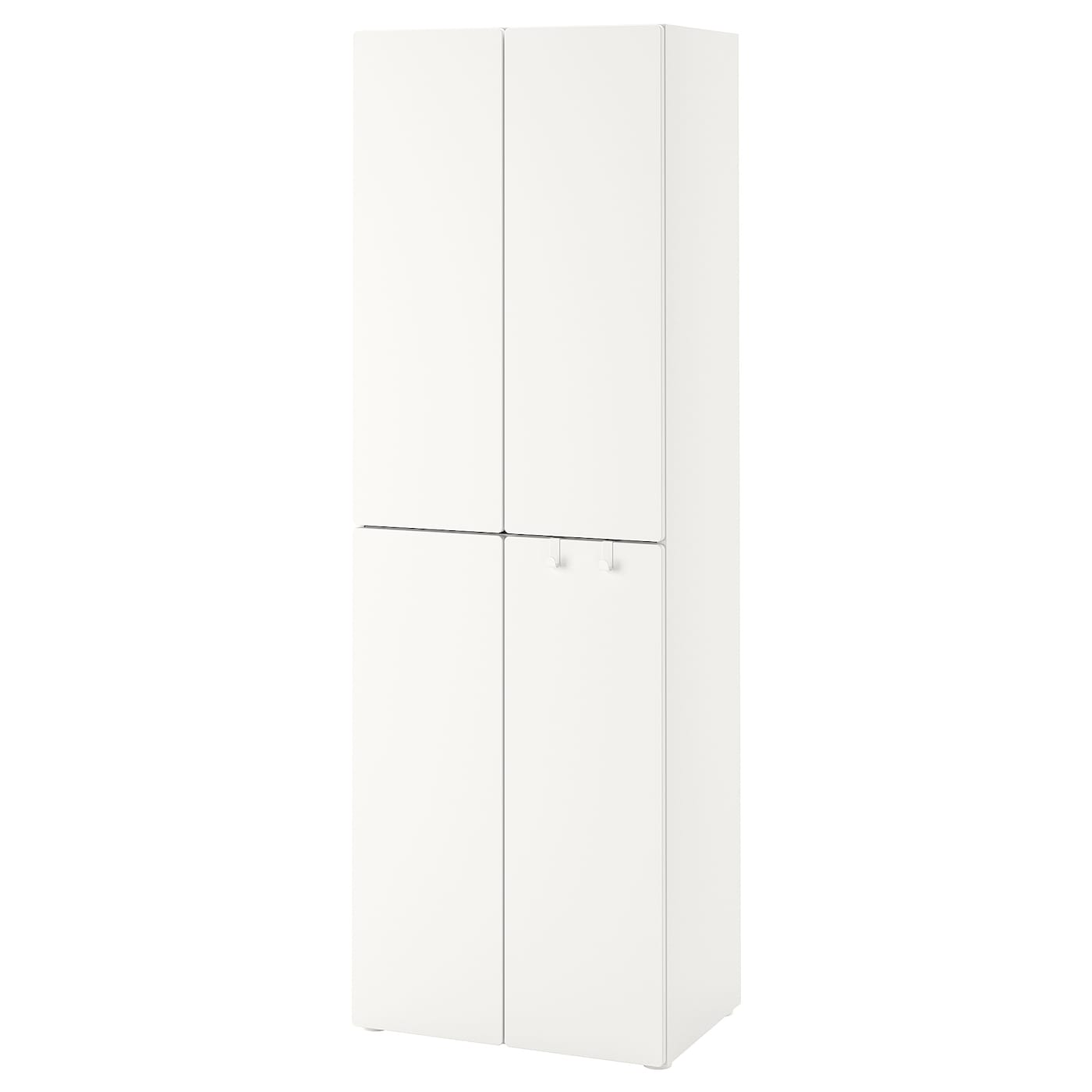 Шкаф детский - IKEA PLATSA/SMÅSTAD/SMASTAD, 60x40x180 см, белый, ИКЕА