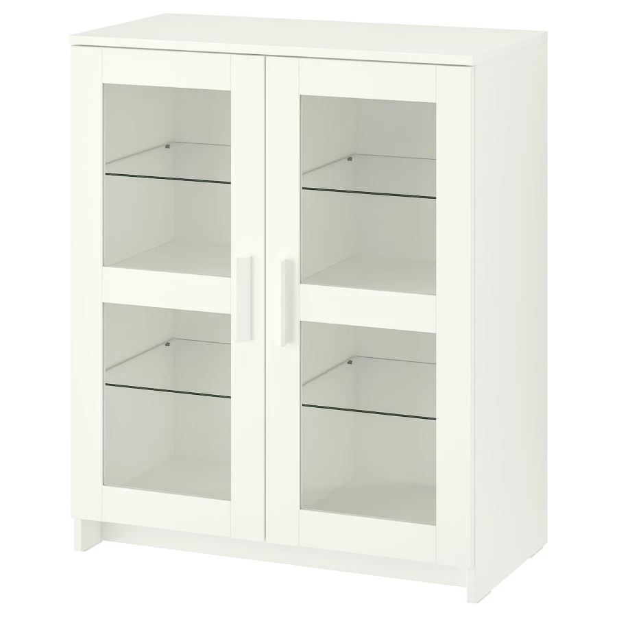 Шкаф - BRIMNES IKEA/ БРИМНЕС ИКЕА, 78x95х41 см,белый (изображение №1)