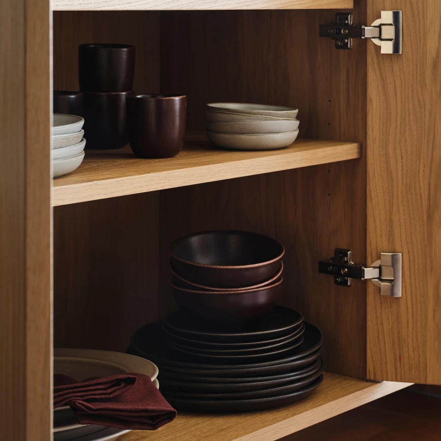 Тумба IKEA  STOCKHOLM 2025/СТОКГОЛЬМ2025 ИКЕА,  161x42x83, светло-коричневый (изображение №3)