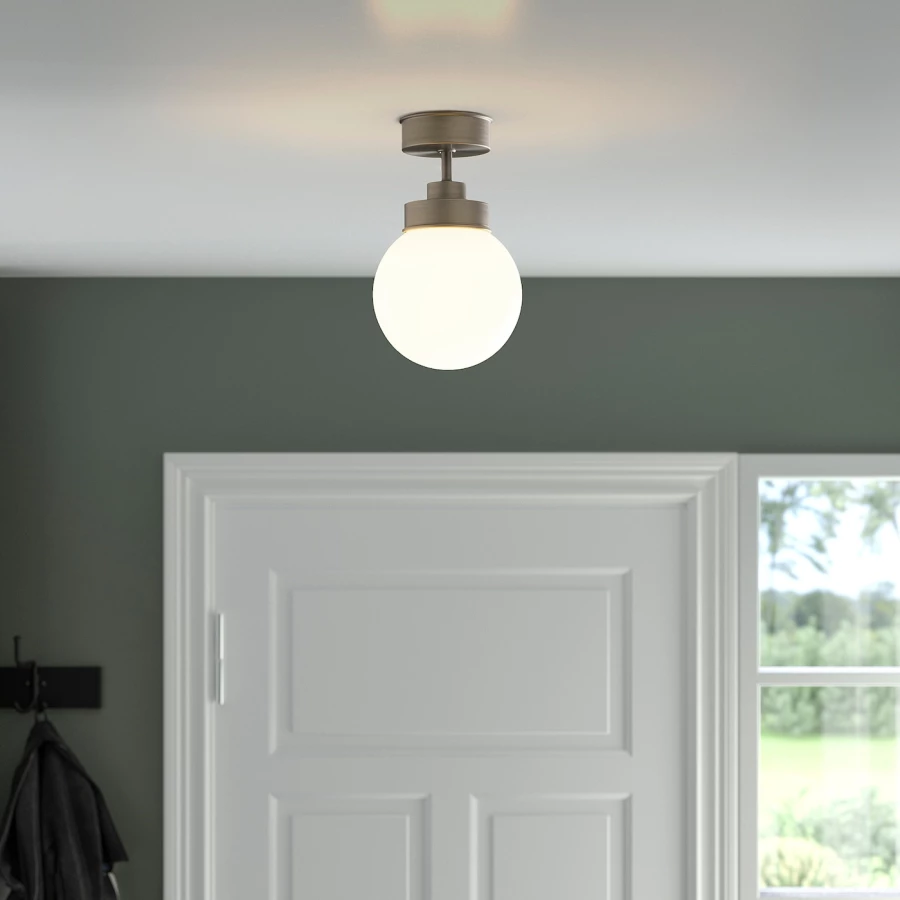 Потолочные светильники - FRIHULT IKEA/ ФРИХУЛЬТ ИКЕА,15 см, белый (изображение №4)
