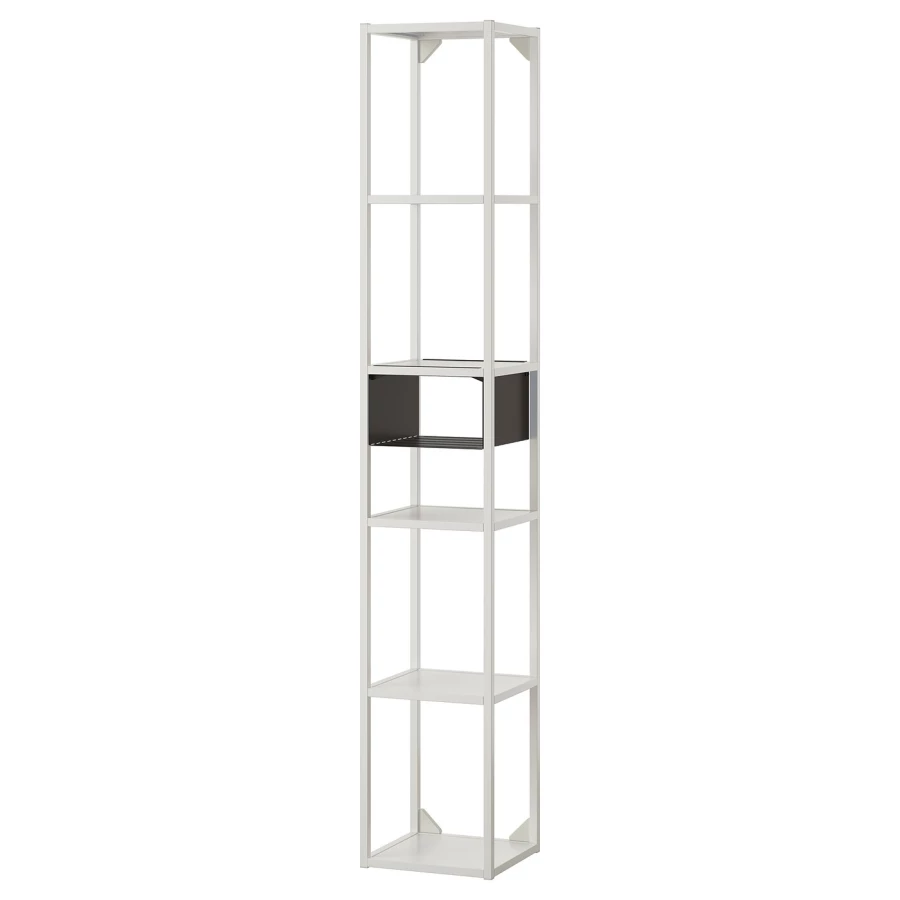Стеллаж - IKEA ENHET, 30х30х180 см, белый, ЭНХЕТ ИКЕА (изображение №1)