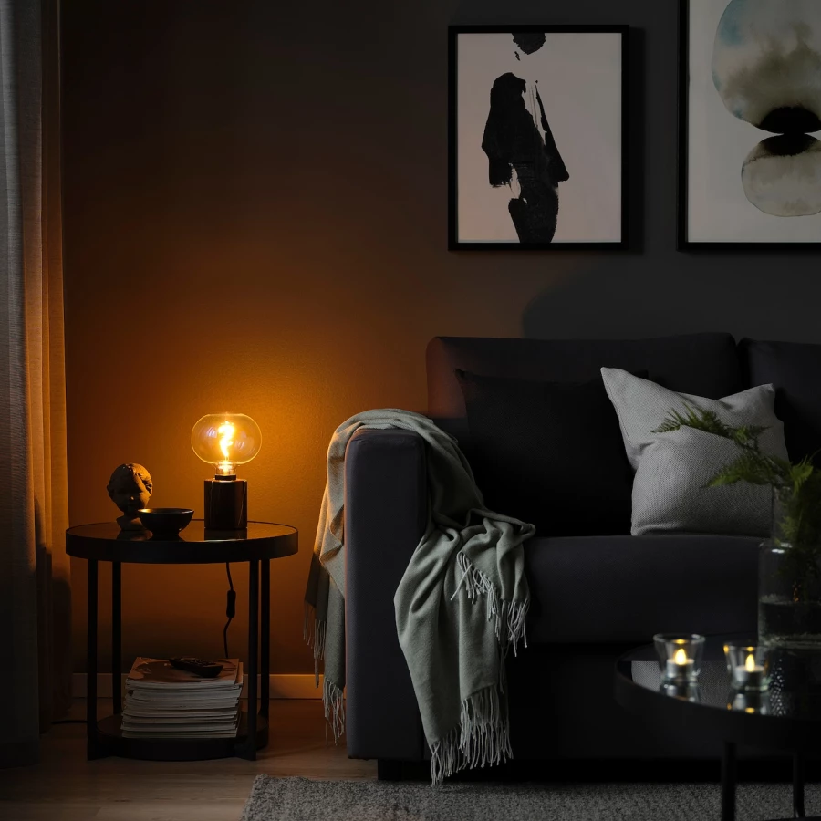 Светодиодная лампа E27 - IKEA MOLNART/МОЛЬНАРТ ИКЕА, 15 см (изображение №4)