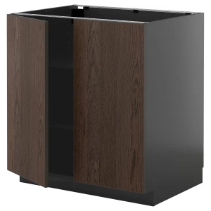 METOD Напольный шкаф/полки/2 двери ИКЕА