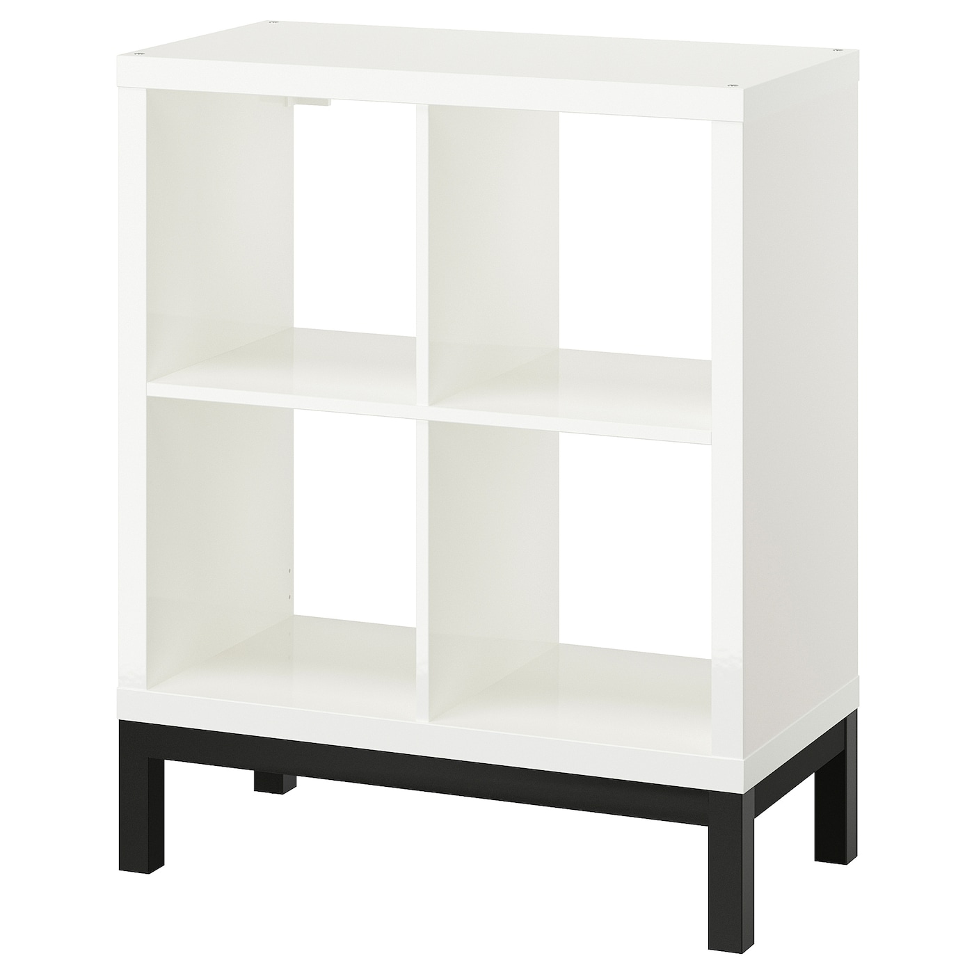 Стеллаж - IKEA KALLAX, 77х39х94 см, белый/черный, КАЛЛАКС ИКЕА