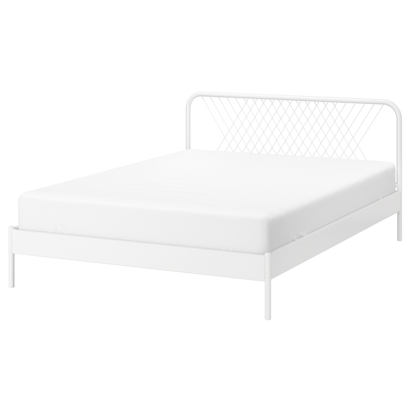 Каркас кровати - IKEA NESTTUN/LINDBÅDEN/LINDBADEN, 200х160 см, белый, НЕСТТУН/ЛИНДБАДЕН ИКЕА