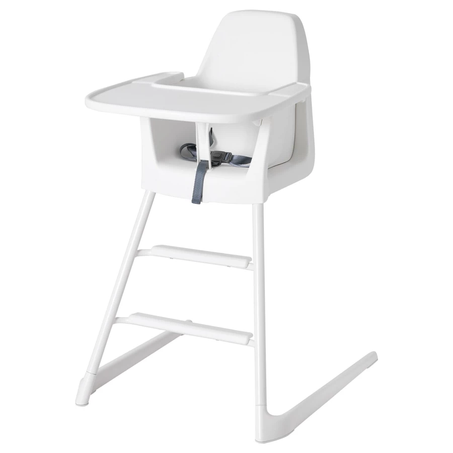 Поднос для стульчика - LANGUR IKEA/ ЛАНГУР ИКЕА, 42x42 см, белый (изображение №2)