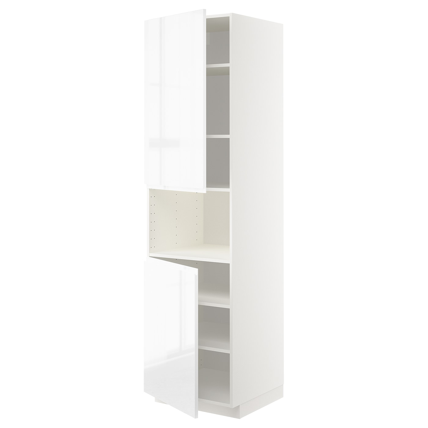 Шкаф-пенал - METOD IKEA/ МЕТОД ИКЕА,  228х60 см, белый