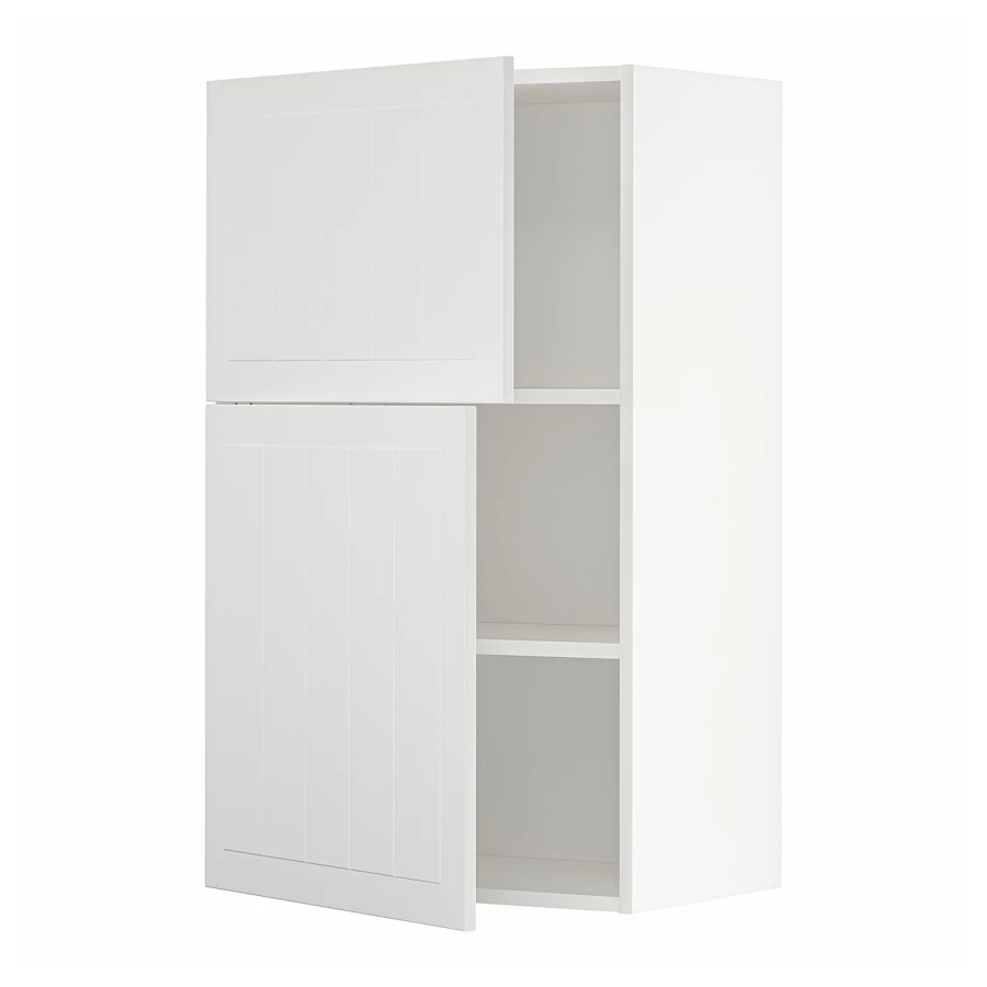 Навесной шкаф с полкой - METOD IKEA/ МЕТОД ИКЕА, 100х60 см, белый (изображение №1)