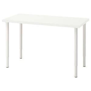 Письменный стол - IKEA LAGKAPTEN/OLOV, 120х60х63-93 см, белый, ЛАГКАПТЕН/ОЛОВ ИКЕА