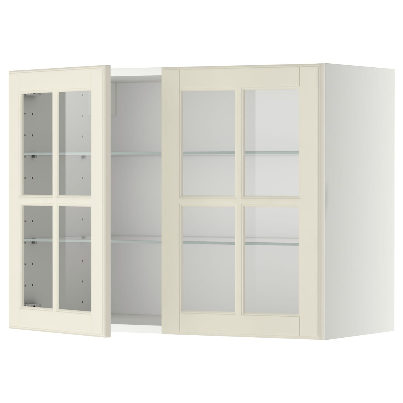 Шкаф  - METOD IKEA/ МЕТОД ИКЕА, 80х60 см, белый/светло-бежевый