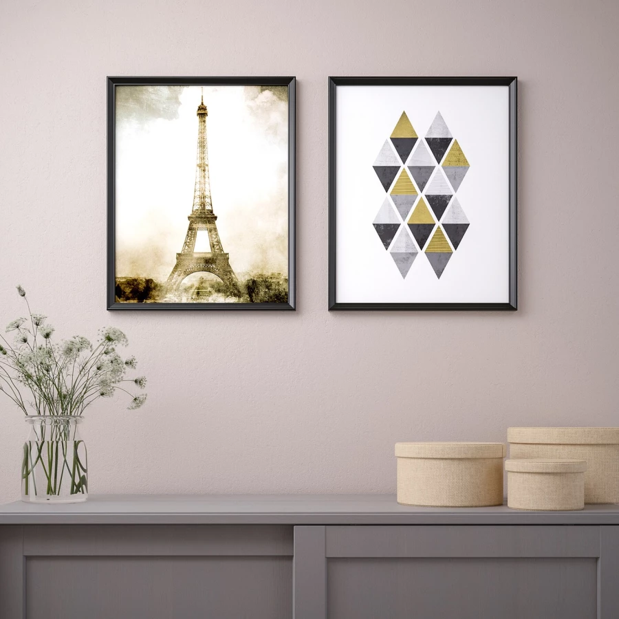 Постер, 2 шт. - IKEA BILD, 40х50 см, «Эйфелева башня», БИЛЬД ИКЕА (изображение №3)