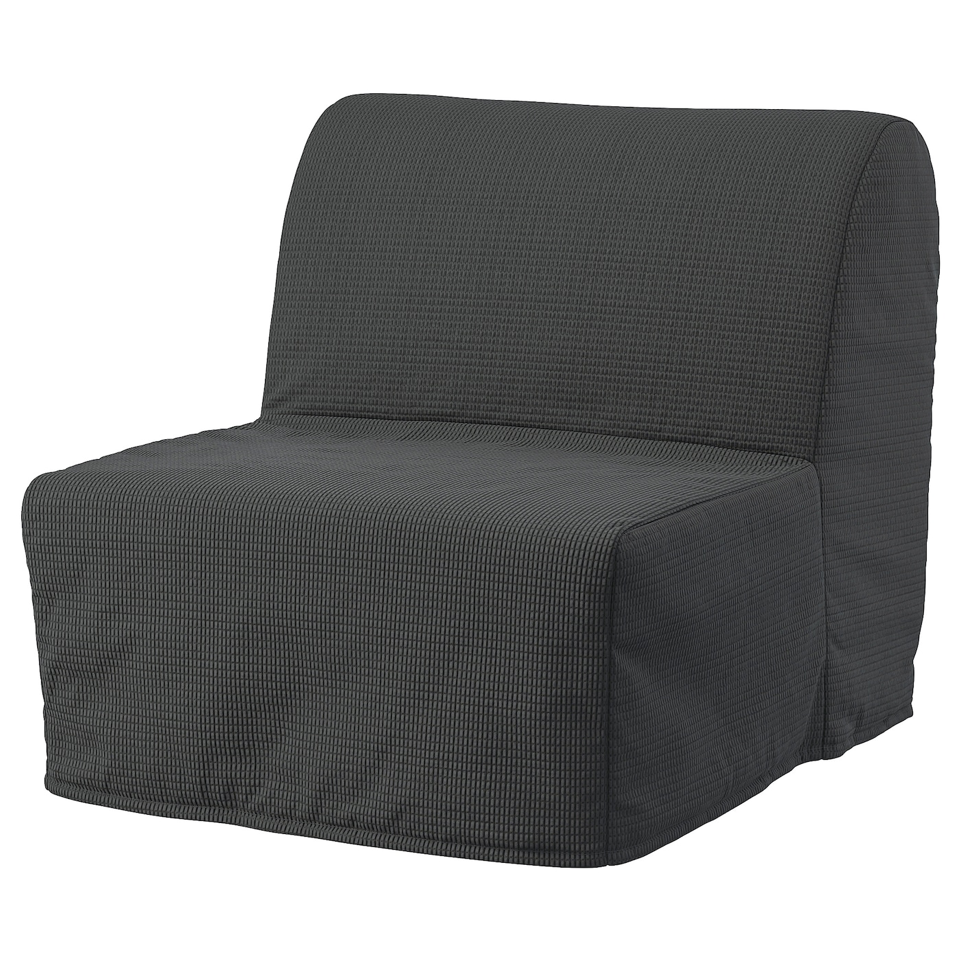 Чехол на кресло - LYCKSELE IKEA/ ЛИКСЕЛЕ ИКЕА,  темный-серый