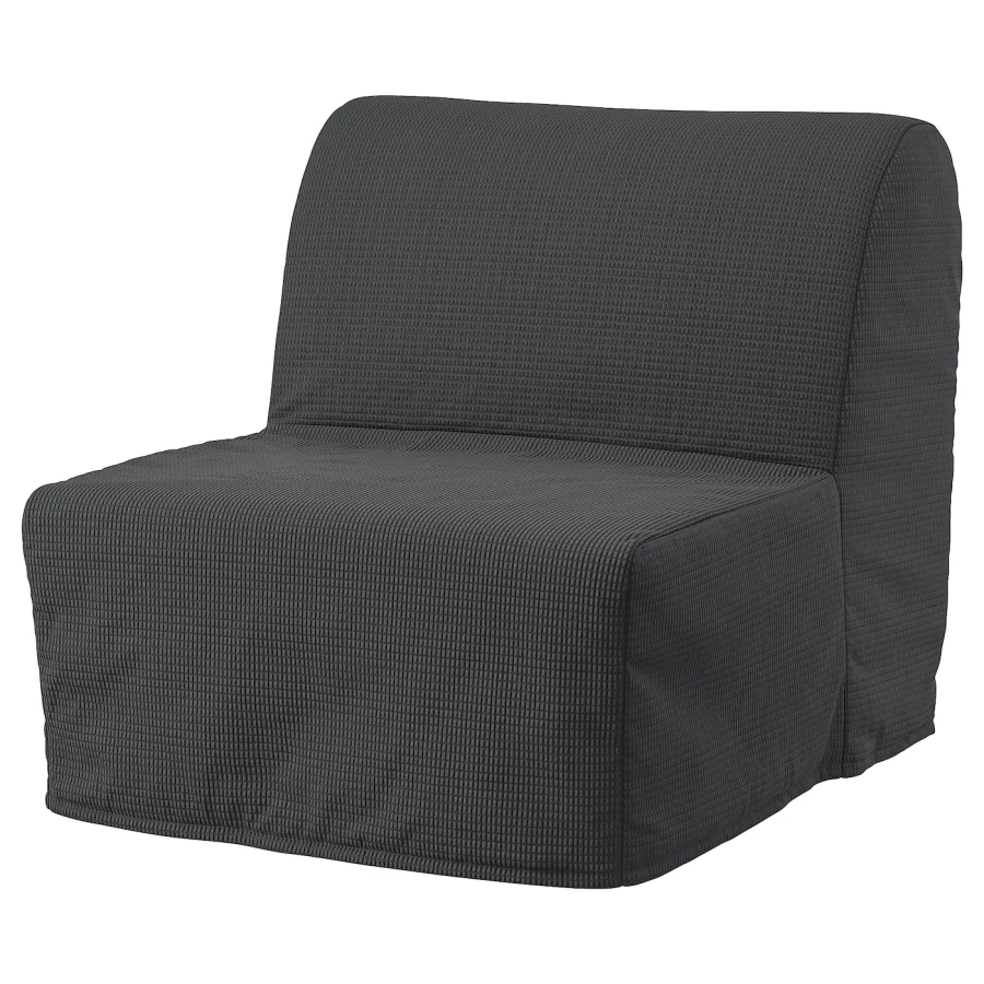 Чехол на кресло - LYCKSELE IKEA/ ЛИКСЕЛЕ ИКЕА,  темный-серый (изображение №1)