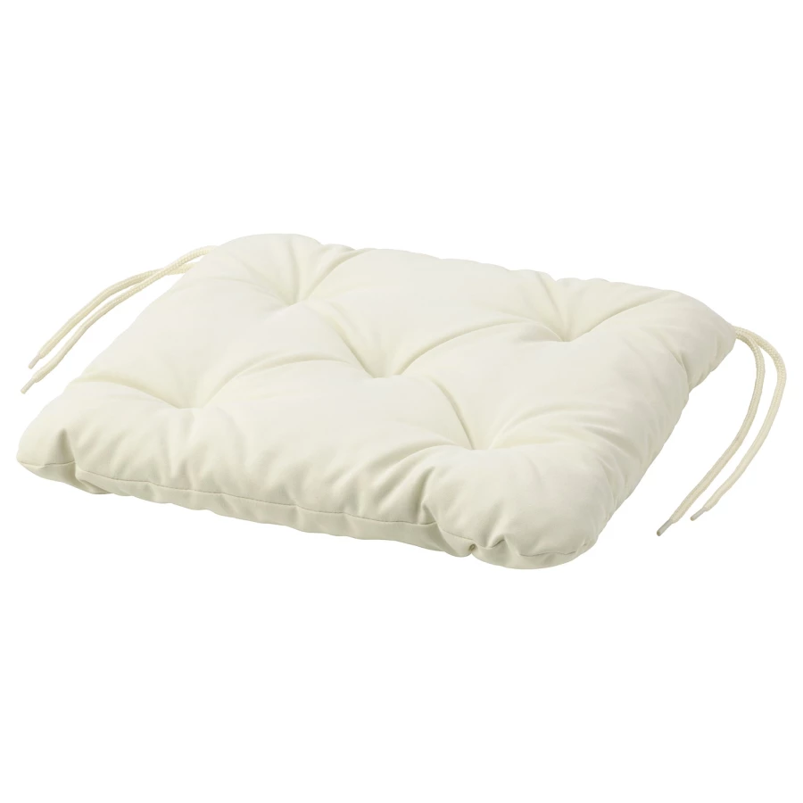 Подушка на стул  - KUDDARNA IKEA/ КУДДАРНА ИКЕА, 36х32 см,  белый (изображение №1)