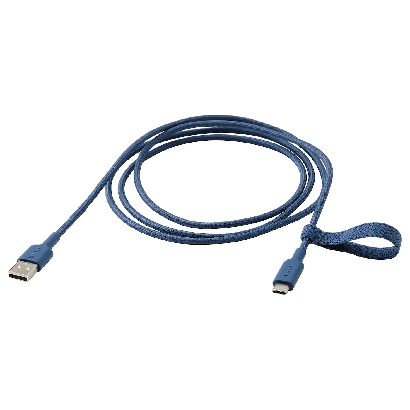 Кабель USB-A — USB-C  - LILLHULT IKEA/ ЛИЛЛЬХУЛЬТ ИКЕА, синий