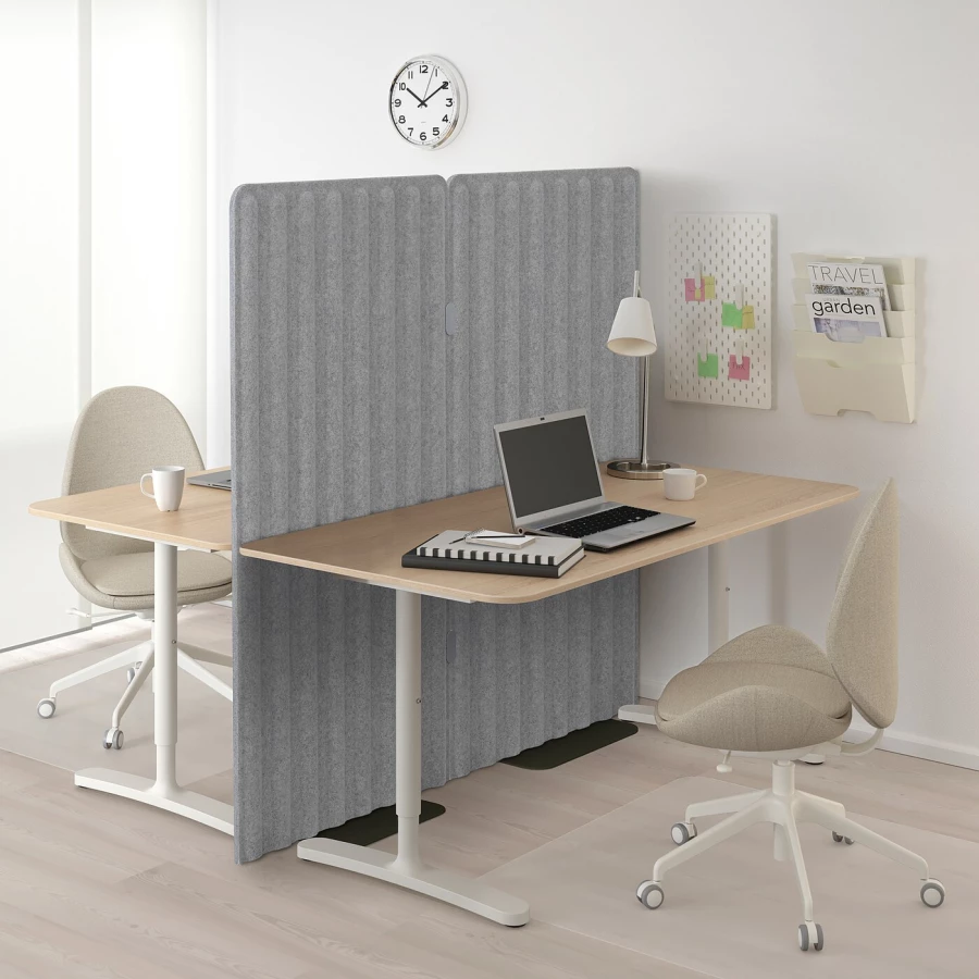 Ширма для стола - IKEA EILIF, 150x80см, светло-серый, ЭЙЛИФ ИКЕА (изображение №4)