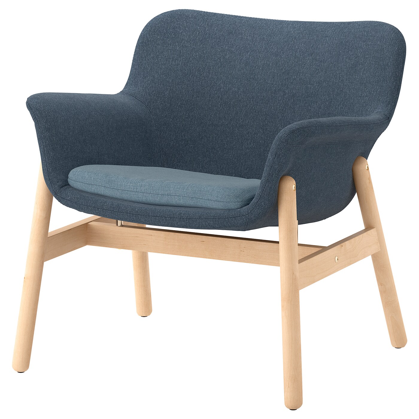 Кресло - IKEA VEDBO, 73х65х75 см, синий, ВЕДБУ ИКЕА