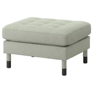 Пуф - LANDSKRONA IKEA/ ЛАНДСКРУНА ИКЕА, 65х44 см, светло-серый