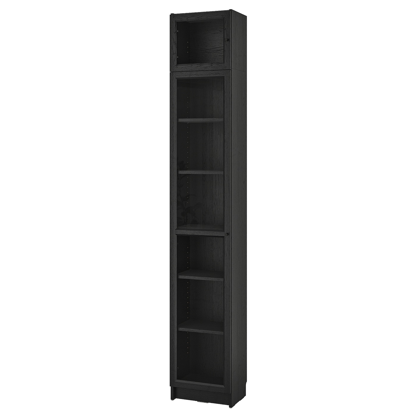 Книжный шкаф -  BILLY / OXBERG IKEA/ БИЛЛИ/ ОКСБЕРГ ИКЕА,40х30х237 см,  черный