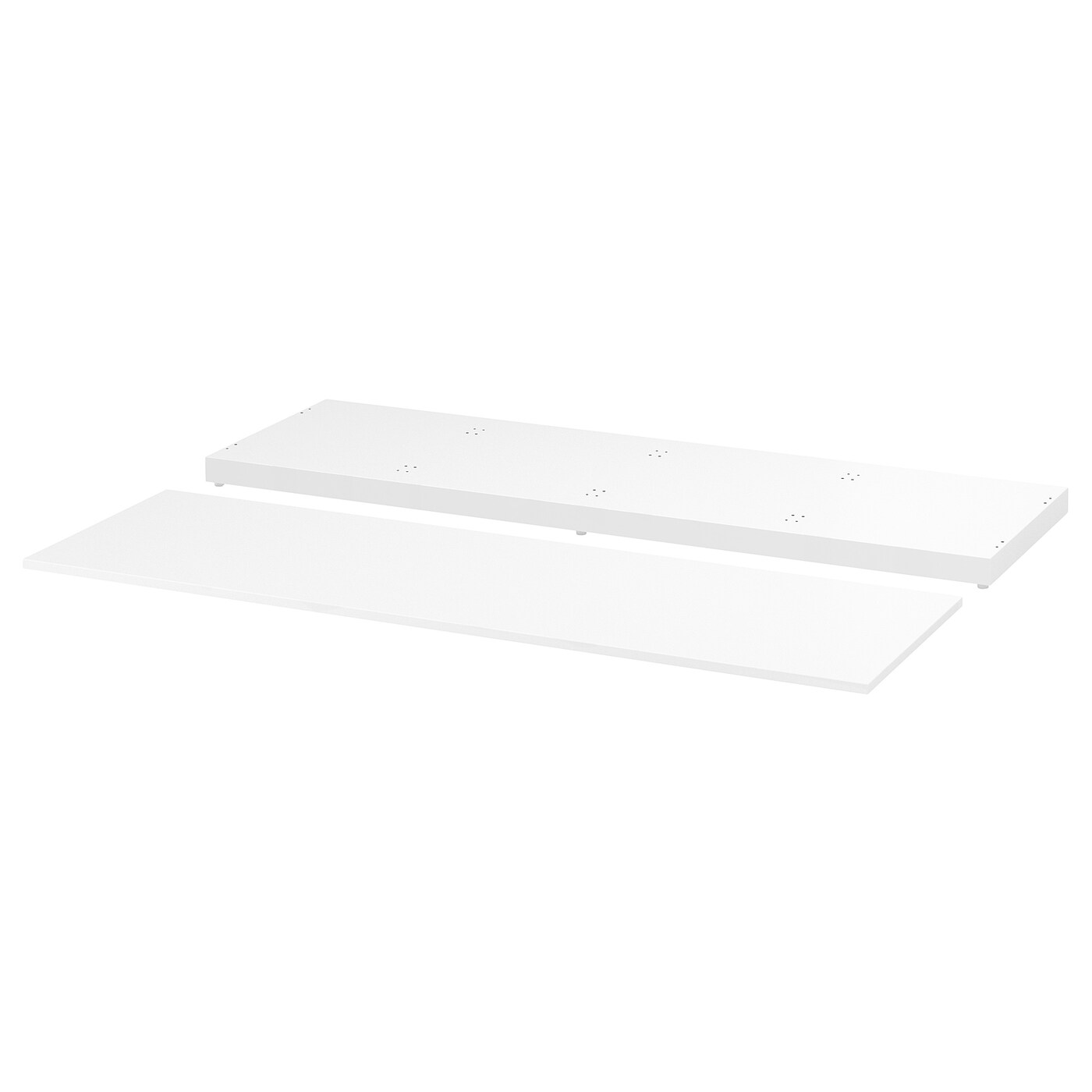 Столешница и цоколь - IKEA NORDLI/НОРДЛИ ИКЕА, 160х47х8 см, белый