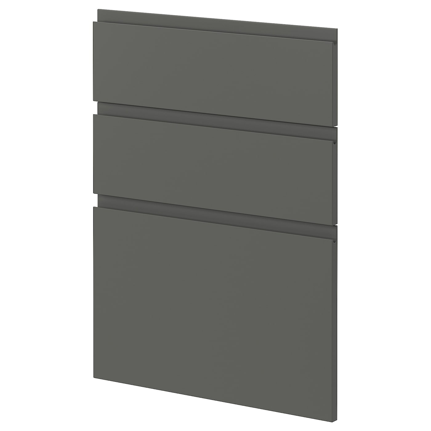 Накладная панель для посудомоечной машины - IKEA METOD, 80х60 см, темно-серый, МЕТОД ИКЕА