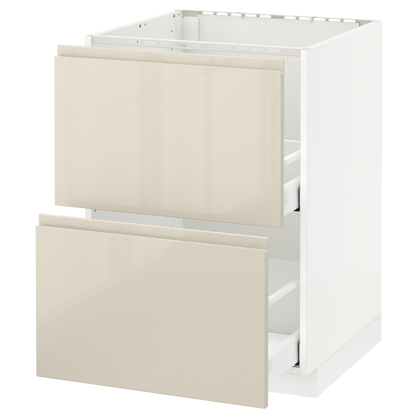 Напольный шкаф  - IKEA METOD MAXIMERA, 88x62x60см, белый/бежевый, МЕТОД МАКСИМЕРА ИКЕА