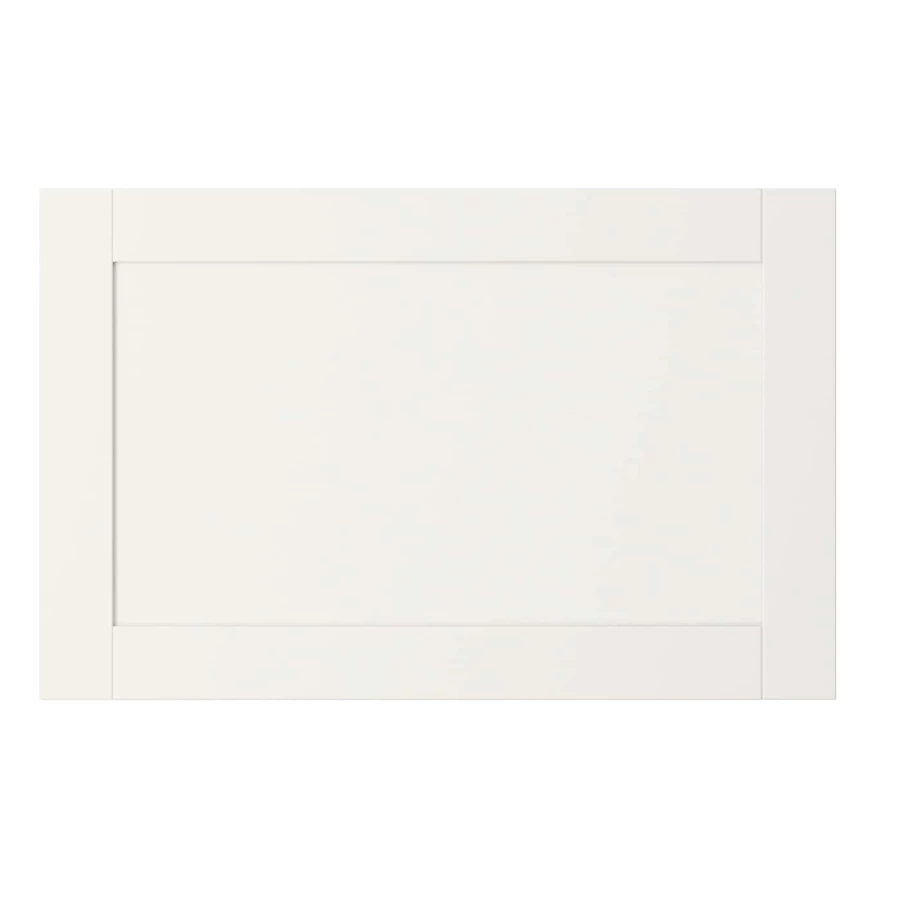 Стеклянная дверца - HANVIKEN IKEA/ ХАНВИКЕН ИКЕА,  60x38 см, белый (изображение №1)