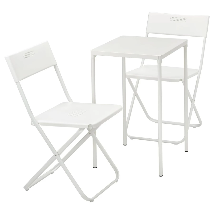 Комплект стол и стул - FEJAN IKEA/ ФЕЙЯН ИКЕА, 94х44х7 см, белый (изображение №1)