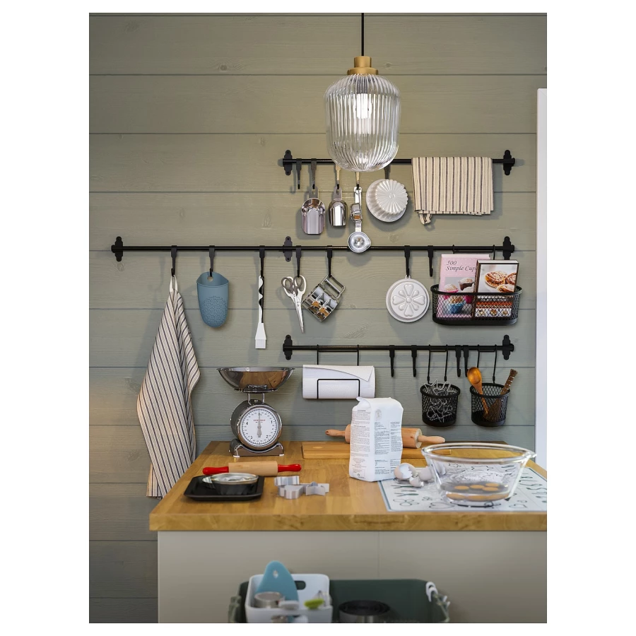 Держатель для кухонных полотенец - IKEA HULTARP, 19x14см, ХУЛТАРП ИКЕА (изображение №3)