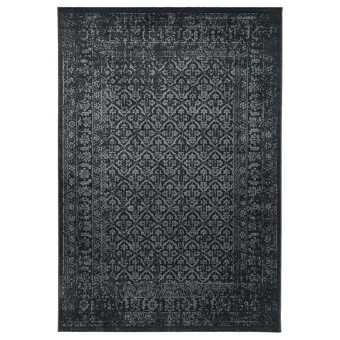 Ковер - IKEA KYNDBY/КИНДБИ ИКЕА, 230х160 см, черный