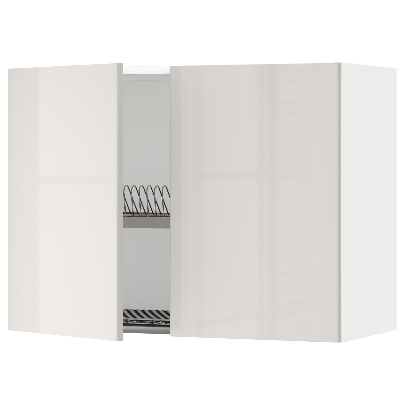 Навесной шкаф с сушилкой - METOD IKEA/ МЕТОД ИКЕА, 60х80 см, белый