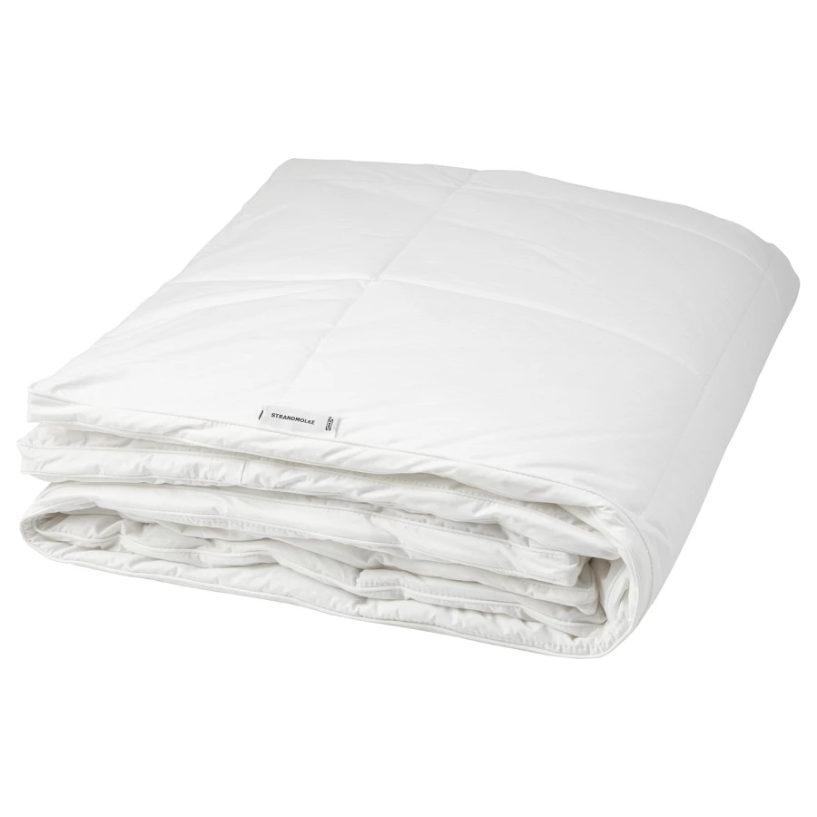 Одеяло - STRANDMOLKE IKEA/ СТРАНДМОЛКЕ ИКЕА,  200х150 см ,белый (изображение №1)