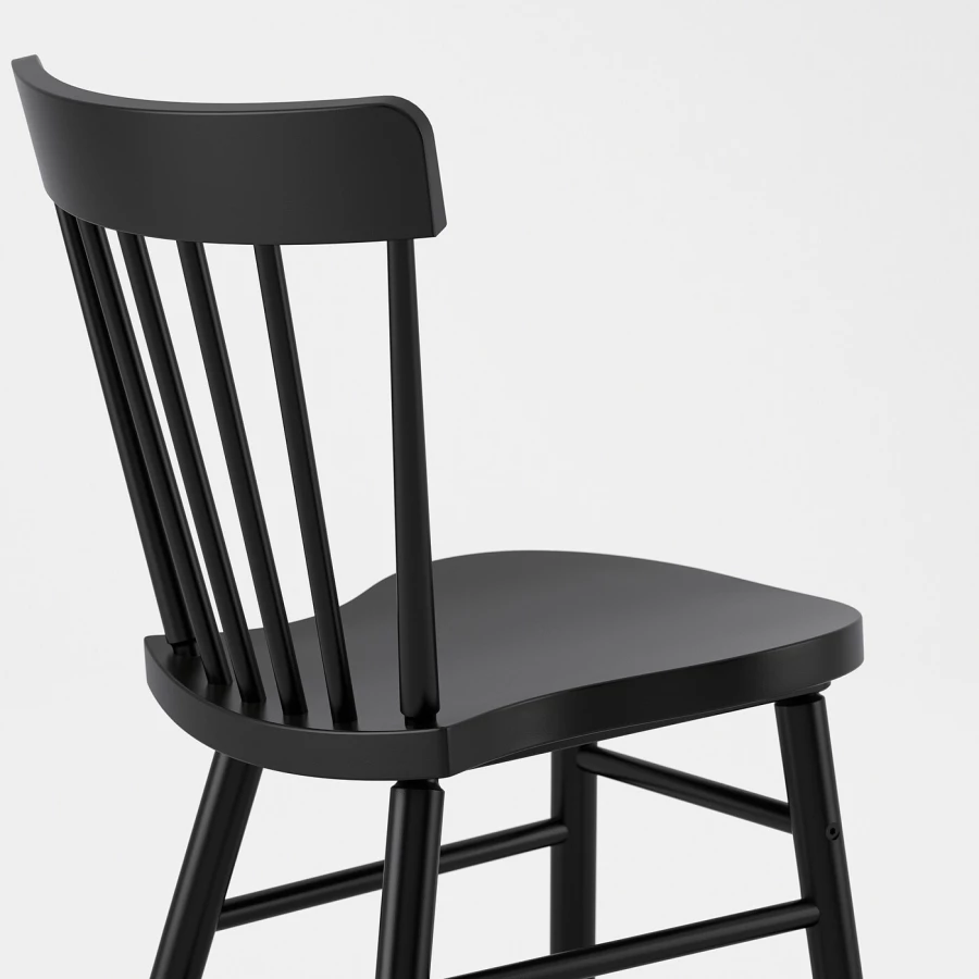 Стол и 6 стульев - MÖCKELBY / NORRARYD IKEA/ МЕКЕЛЬБИ/НОРРАРИД ИКЕА, 235х100х74 см, черный/дерево (изображение №7)