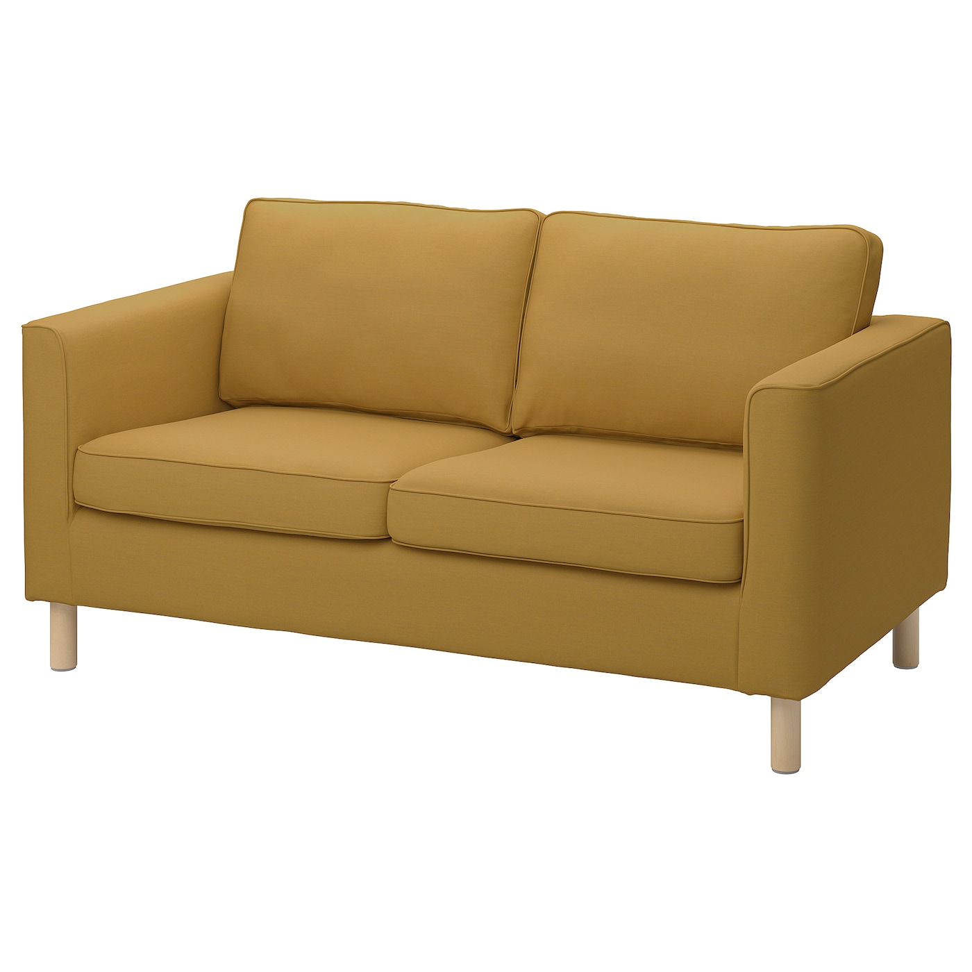 2-местный диван - IKEA PÄRUP/PARUP/ПЭРУП ИКЕА, 165х80х69 см, светло-коричневый