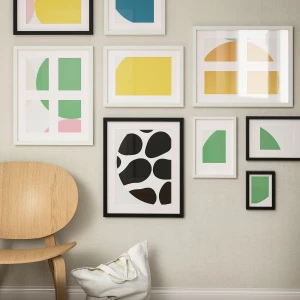 Второе фото. Рамка на 4 фотографии - IKEA RÖDALM/RODALM/РОДАЛЬМ ИКЕА, 40х50 см, белый