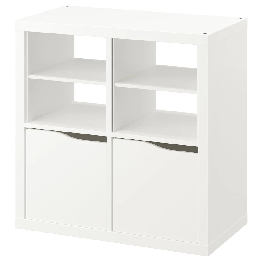 Стеллаж - IKEA KALLAX, 77х39х77 см, белый, КАЛЛАКС ИКЕА (изображение №1)