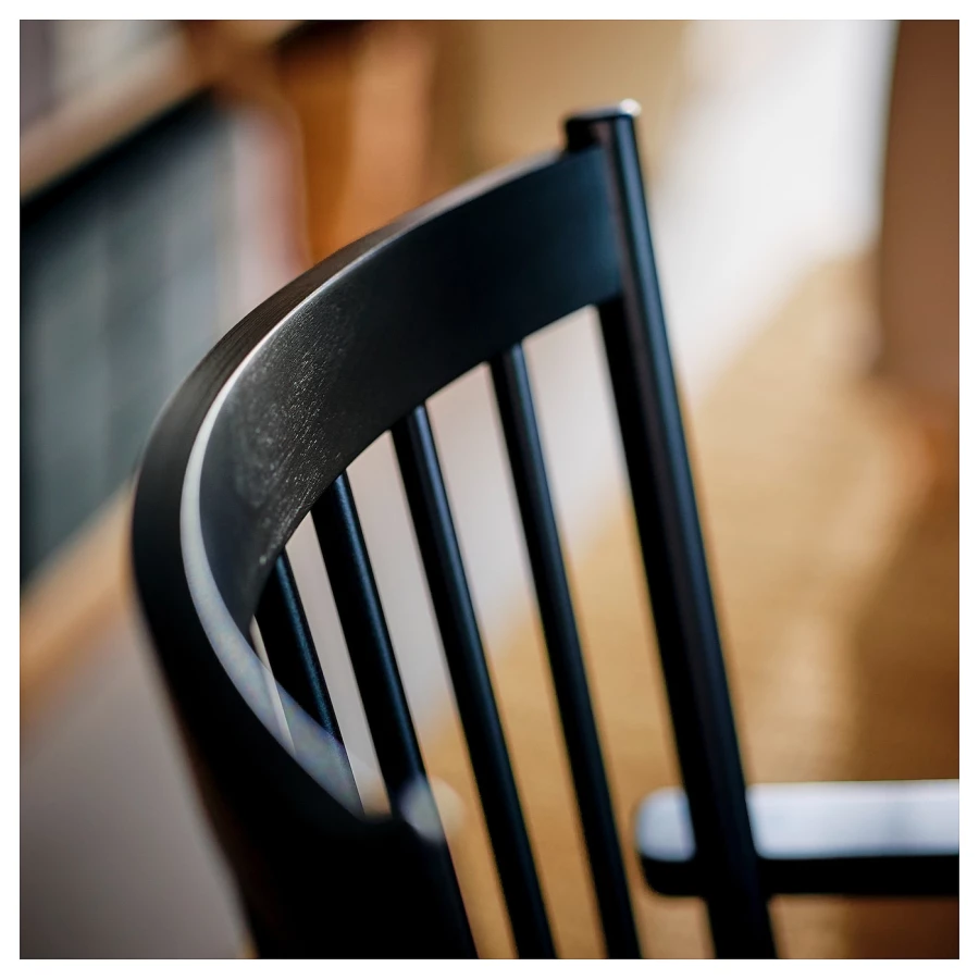 Кресло - IKEA PERSBOL, 69х70х84 см, черный/серый, ПЕРСОБОЛ ИКЕА (изображение №7)