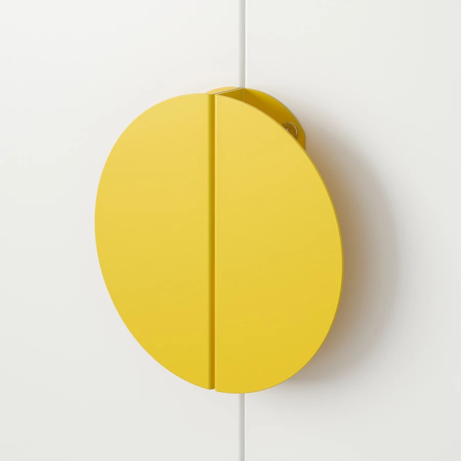 Ручка-скоба - IKEA BEGRIPA, 13 см, желтый, БЕГРИПА ИКЕА (изображение №3)