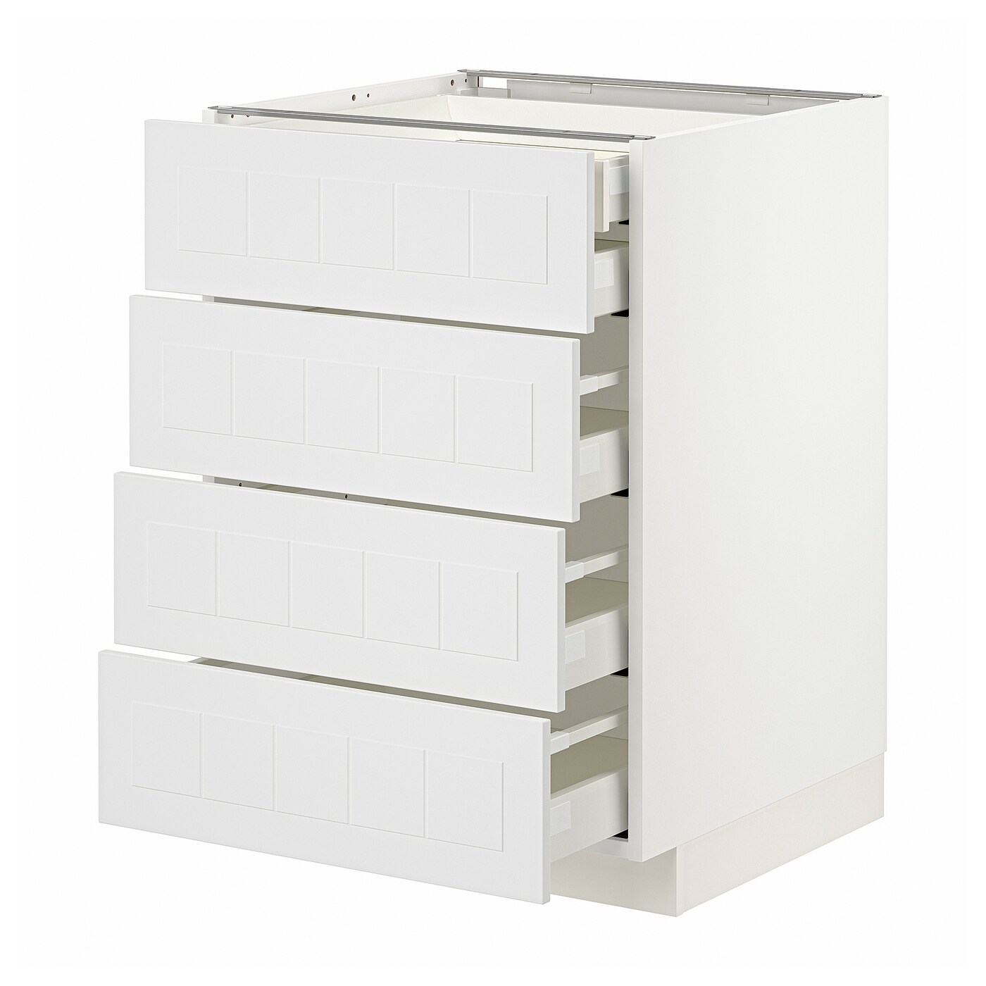 Напольный шкаф  - IKEA METOD MAXIMERA, 88x61,9x60см, белый, МЕТОД МАКСИМЕРА ИКЕА