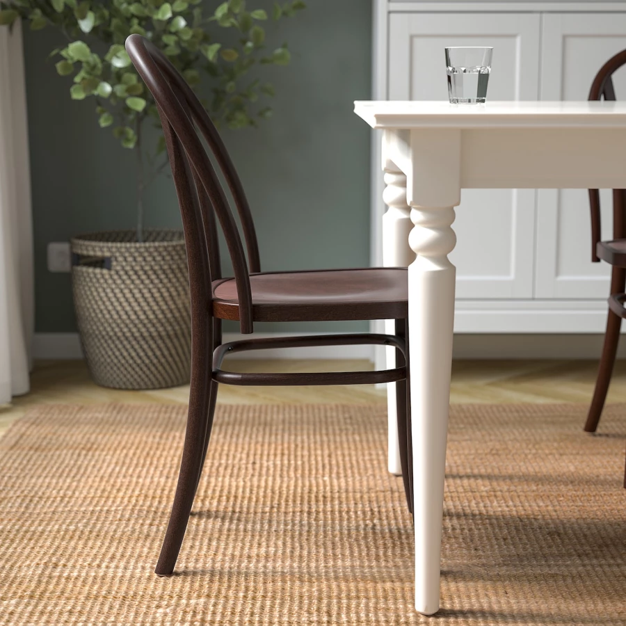 Деревянный стул -  SKOGSBO ИКЕА, 85х40х52 см, коричневый, СКОГСБО ИКЕА (изображение №6)