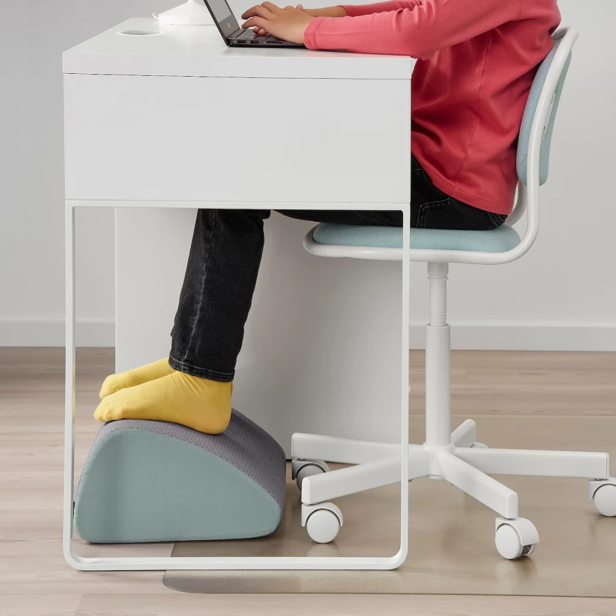 Многофункциональная эргономичная подставка для ног - ÖVNING /ОVNING  IKEA/ ОВНИНГ ИКЕА, 38х32 см, серый (изображение №2)