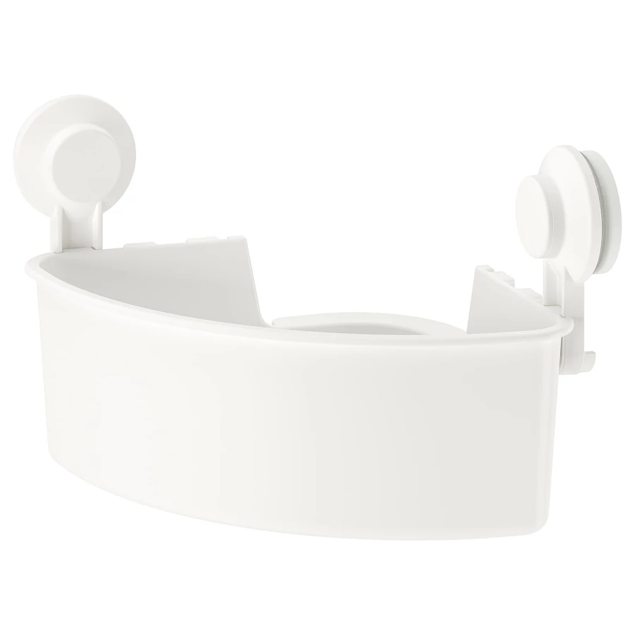 Корзина для душа - TISKEN IKEA/ ТИСКЕН ИКЕА, 17х30 см,  белый (изображение №1)