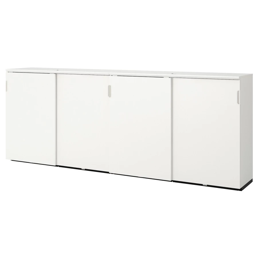 Комбинация с раздвижными дверями - IKEA GALANT/ГАЛАНТ ИКЕА, 120х45х320 см, белый (изображение №1)