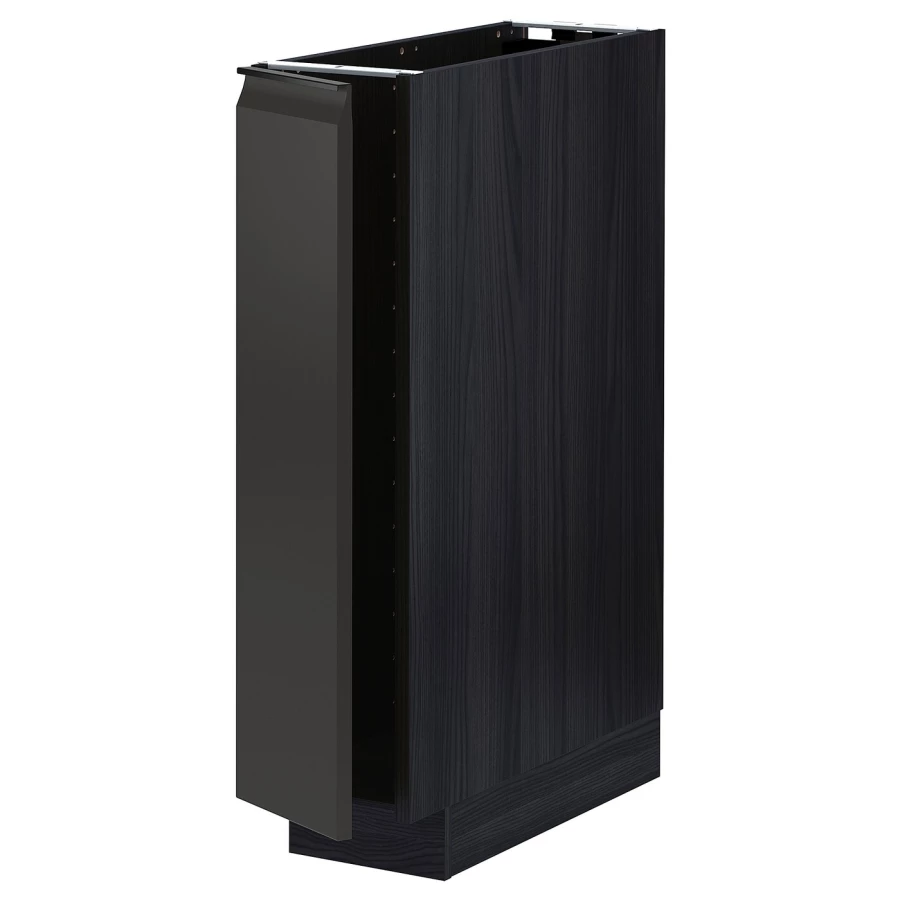 Напольный шкаф - IKEA METOD, 88x62x20см, черный, МЕТОД ИКЕА (изображение №1)