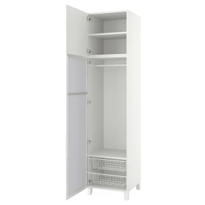 Шкаф - PLATSA/FONNES/STRAUMEN IKEA/ПЛАТСА/ФОННЕС/СТРАУМЕН ИКЕА, 57х60х251 см, белый