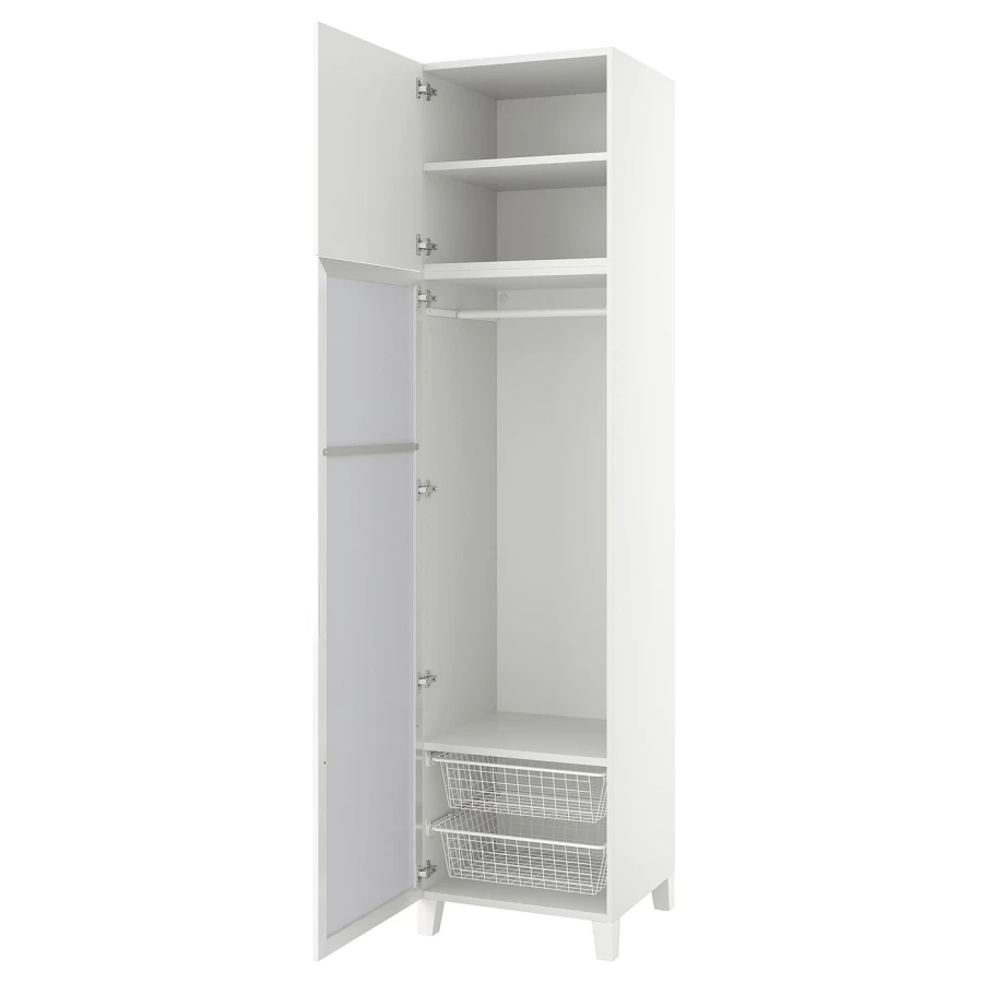 Шкаф - PLATSA/FONNES/STRAUMEN IKEA/ПЛАТСА/ФОННЕС/СТРАУМЕН ИКЕА, 57х60х251 см, белый (изображение №1)