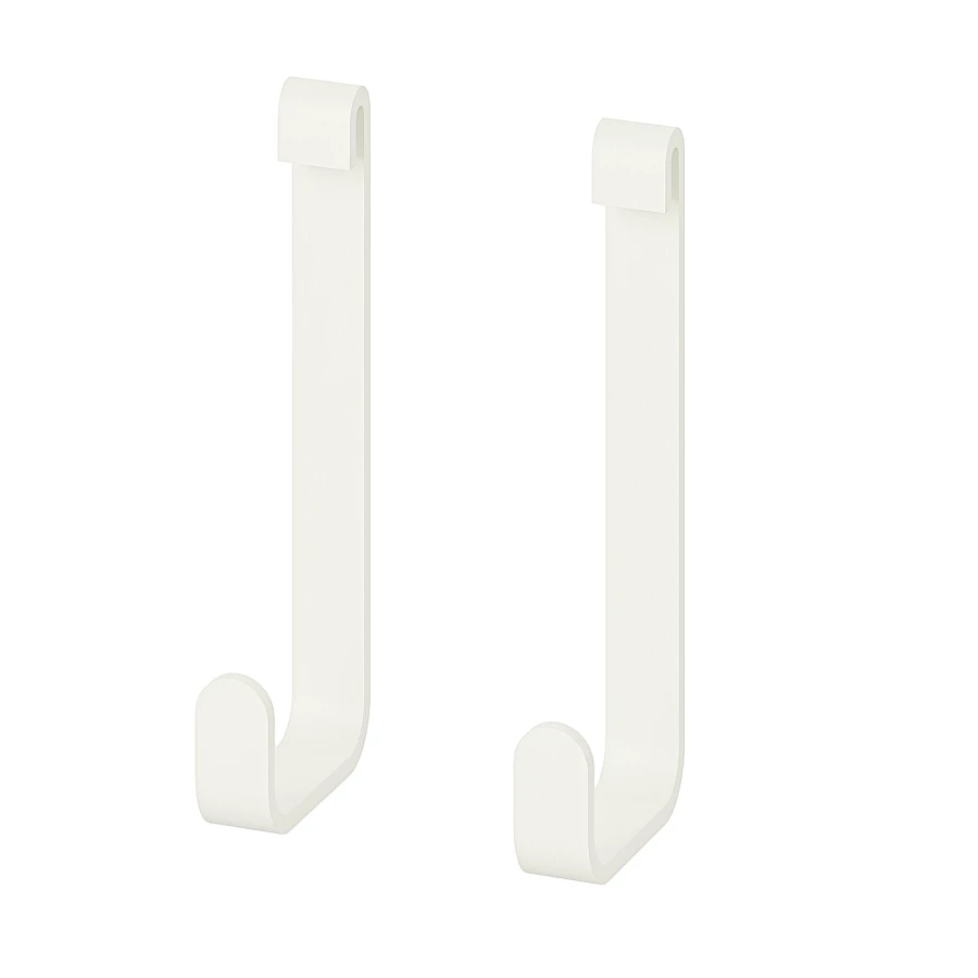 Крючок - ENHET IKEA/ ЭНХЕТ ИКЕА, 6,6х5 см, белый (изображение №1)
