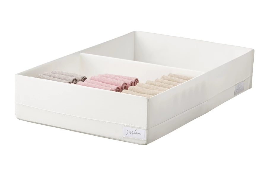 Коробка с отделениями - STUK IKEA/ СТУК ИКЕА, 34х51х10 см, белый (изображение №2)