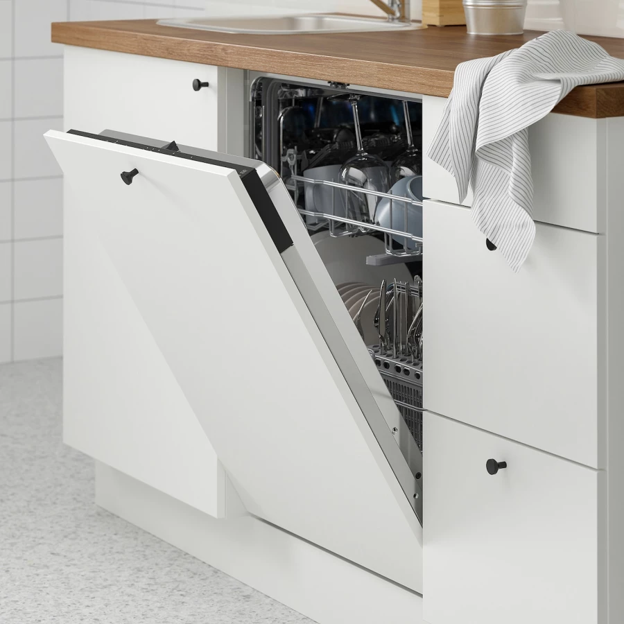 Кухонная комбинация для хранения - ENHET  IKEA/ ЭНХЕТ ИКЕА, 163х63,5х222 см, белый/бежевый (изображение №6)